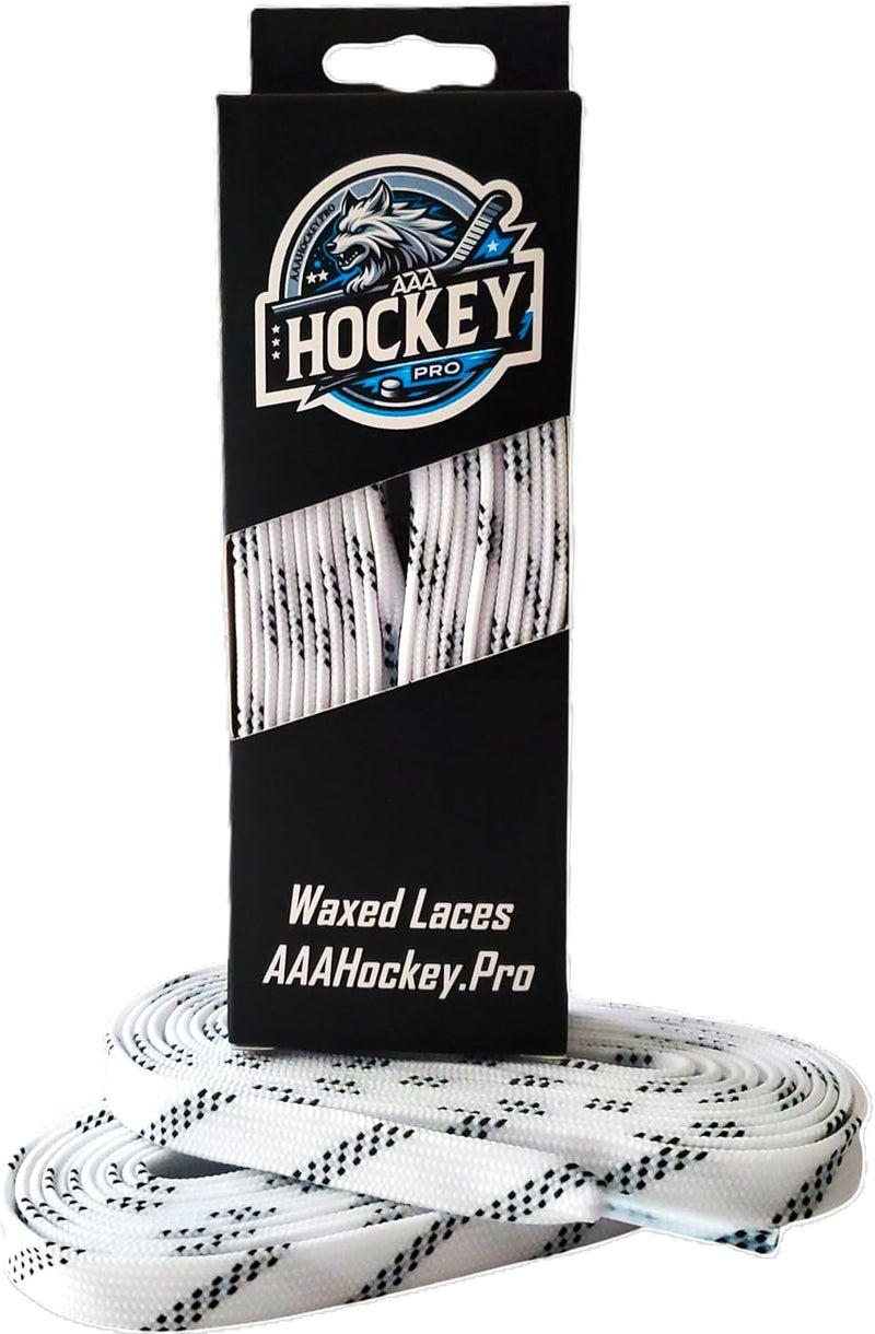 AAA Hockey Pro Store Waxed Hockey Laces - Veteran Owned Company - Image 1